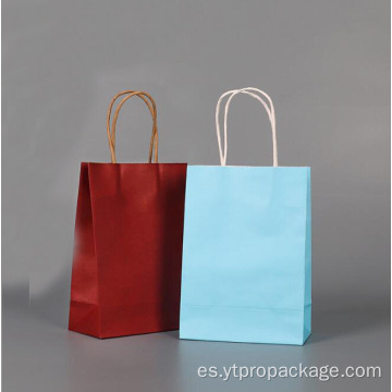 Bolsa de Papel Kraft con Asa Biodegradable